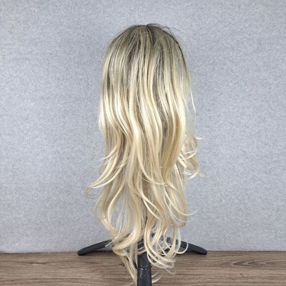 Wig Blond Brown Long Wavy Professional Quality Synthetic Realistic Styleable - Picture 4 of 11